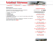 Tablet Screenshot of ostermann-reisen.com